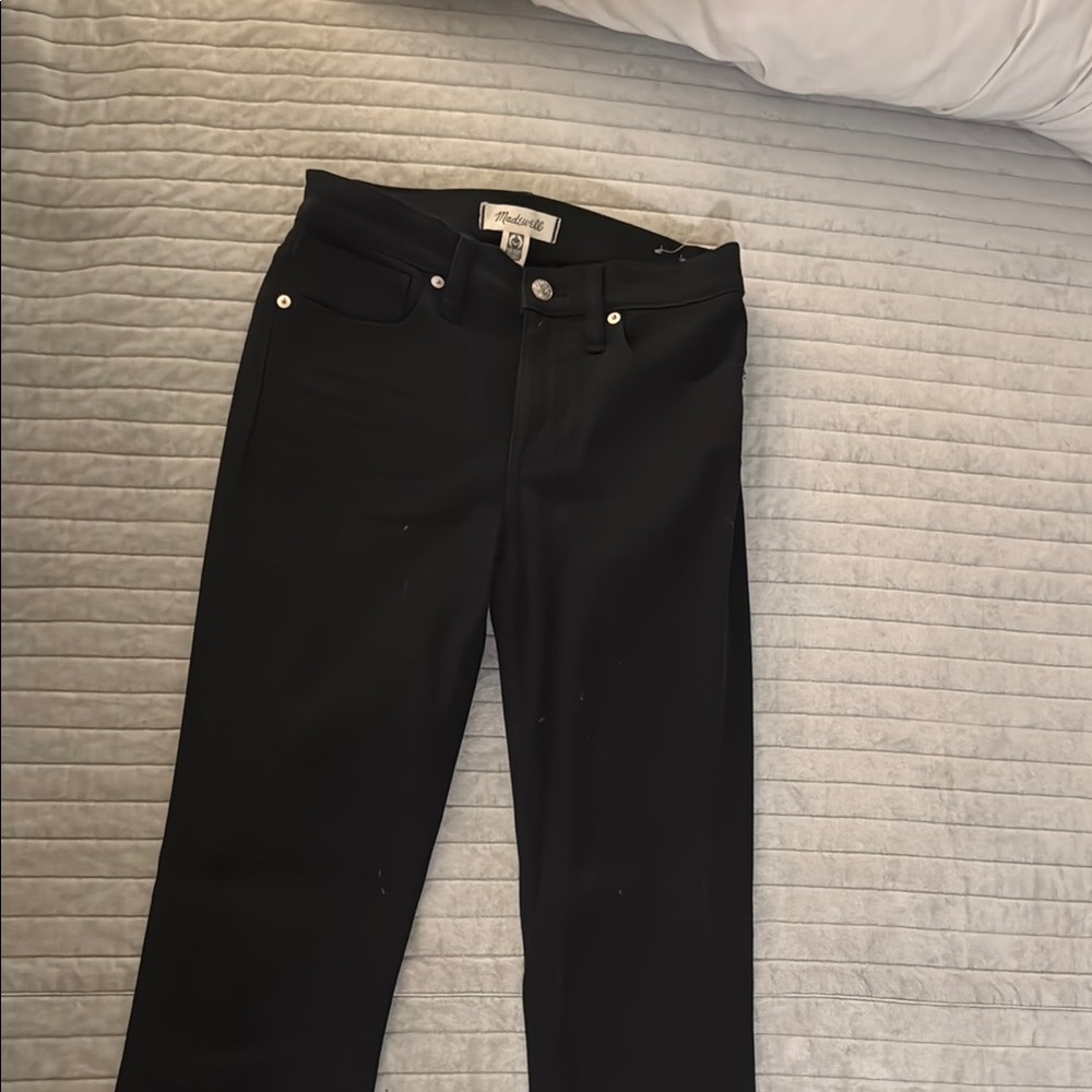 Madewell Classic Black Trousers